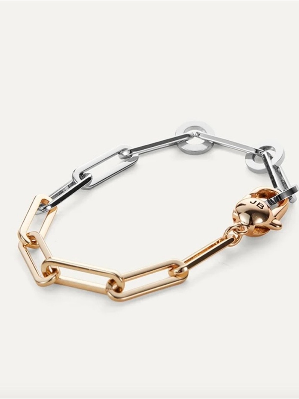 Jenny Bird Andi slim Mixed Metal Link Bracelet